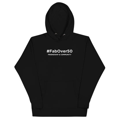 Unisex Hoodie White Writing with Leaderboard Name on Back