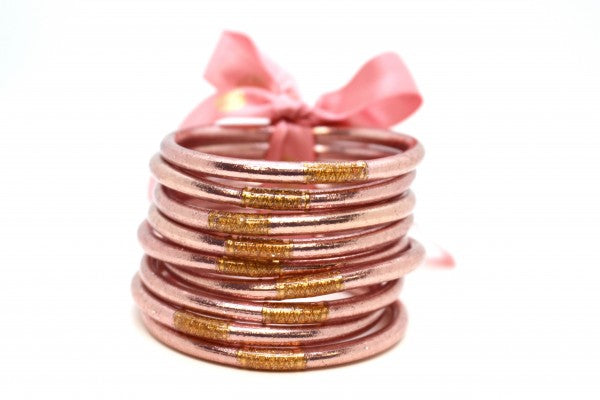 Budhagirl All Weather Bangles in ROSE Gold size Medium